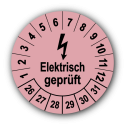 Elektrisch geprüft, rosa