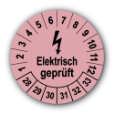 Elektrisch geprüft, rosa