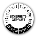 Sicherheitsgeprüft, weiß