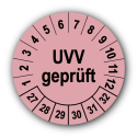 UVV geprüft, rosa