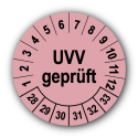 UVV geprüft, rosa