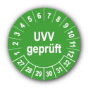UVV geprüft, grün