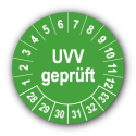 UVV geprüft, grün