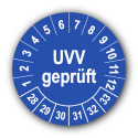 UVV geprüft, blau