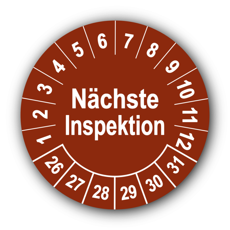 Nächste Inspektion, braun