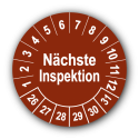Nächste Inspektion, braun