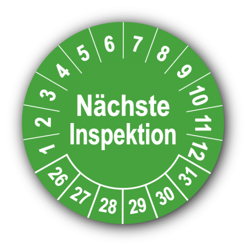 Nächste Inspektion, grün