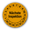 Nächste Inspektion, orange