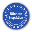 Nächste Inspektion, blau
