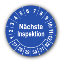 Nächste Inspektion, blau