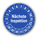 Nächste Inspektion, blau