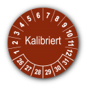 Kalibriert, braun