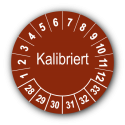 Kalibriert, braun