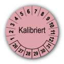 Kalibriert, rosa