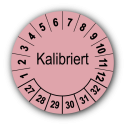Kalibriert, rosa