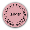 Kalibriert, rosa