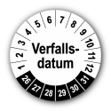Verfallsdatum, weiß