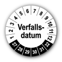Verfallsdatum, weiß