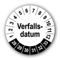 Verfallsdatum, weiß