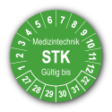 Medizintechnik STK Gültig bis, grün