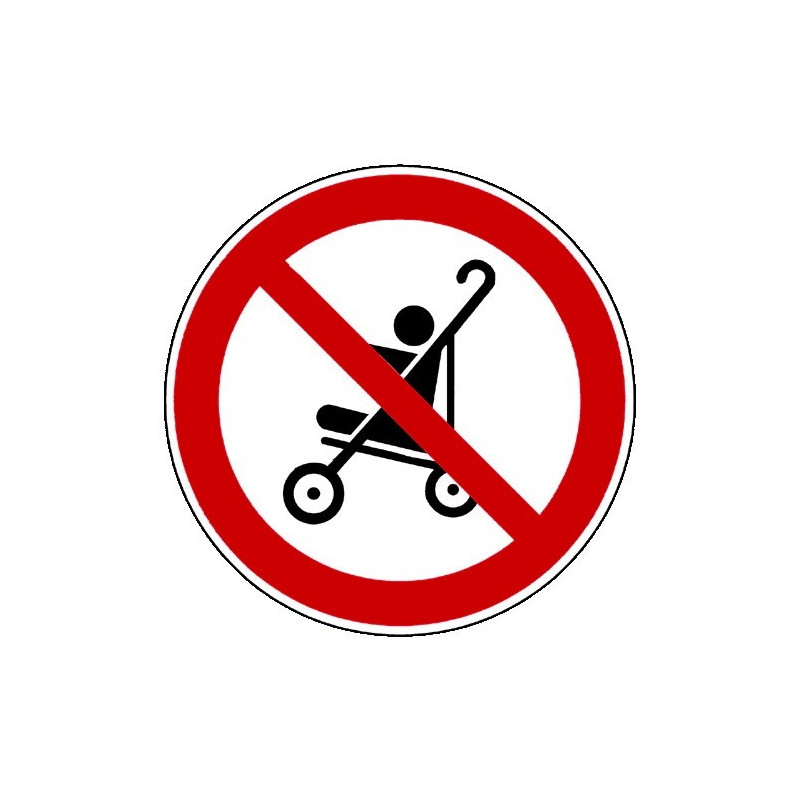 Kinderwagen verboten