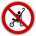 Kinderwagen verboten
