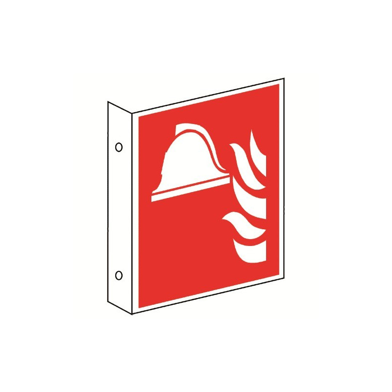 Fahnenschild: Mittel und Geräte zur Brandbekämpfung - F004