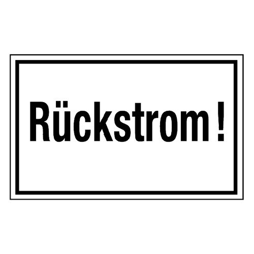 Rückstrom!