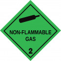 Gefahrgut-Aufkleber Klasse 2.2: Nicht entzündbare, nicht giftige Gase