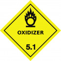 Gefahrgut-Aufkleber Klasse 5.1: Entzündend (oxidierend) wirkende Stoffe