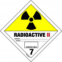 Gefahrgut-Aufkleber Klasse 7: Radioaktive Stoffe Kategorie II