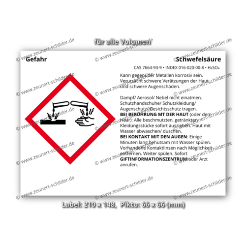 Schwefelsäure, CAS 7664-93-9