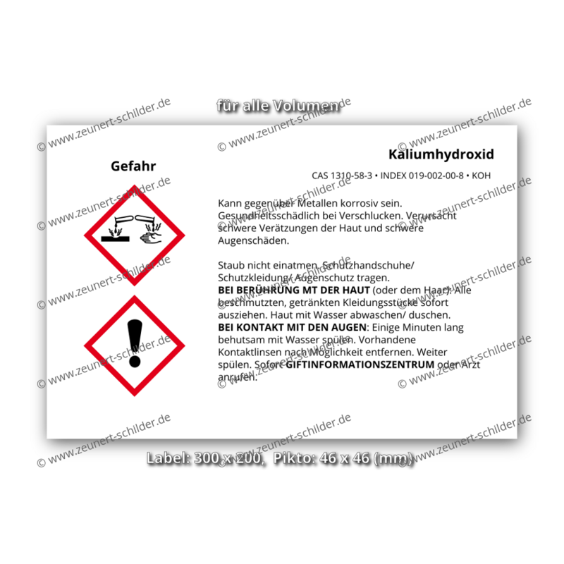 Kaliumhydroxid, CAS 1310-58-3