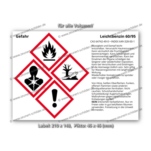 Leichtbenzin 60/95, CAS 64742-49-0