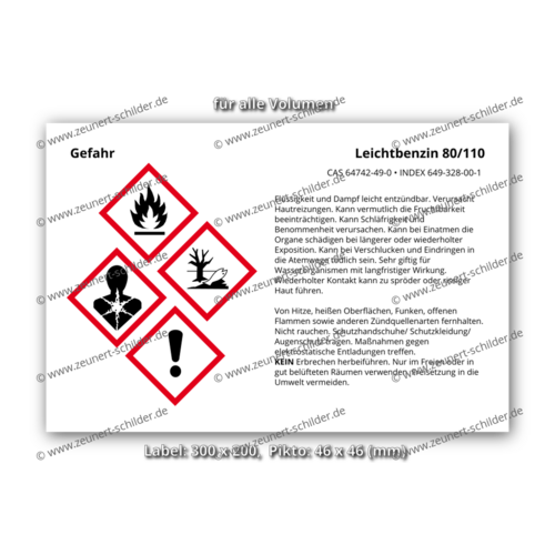 Leichtbenzin 80/110, CAS 64742-49-0