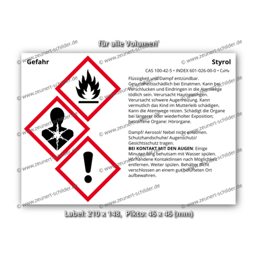 Styrol, CAS 100-42-5