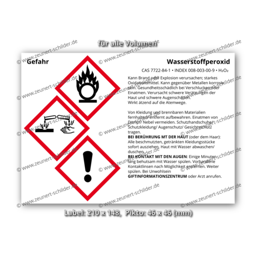 Wasserstoffperoxid, CAS 7722-84-1