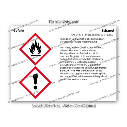 Ethanol, CAS 64-17-5