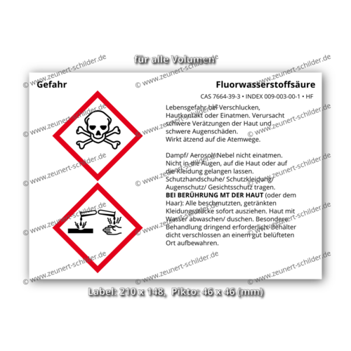 Fluorwasserstoffsäure, CAS 7664-39-3