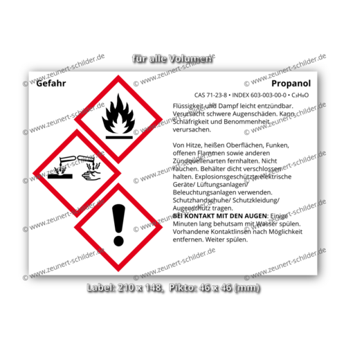 Propanol, CAS 71-23-8