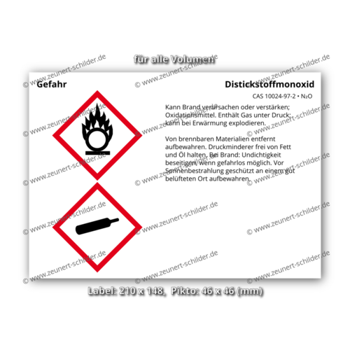 Distickstoffmonoxid, CAS 10024-97-2