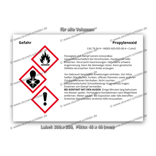 Propylenoxid, CAS 75-56-9