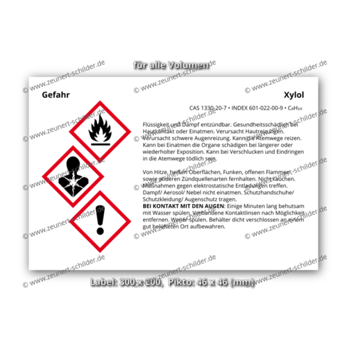 Xylol, CAS 1330-20-7