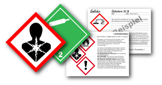 Kennzeichnung von Gefahrstoffen