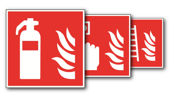 Brandschutzschilder
